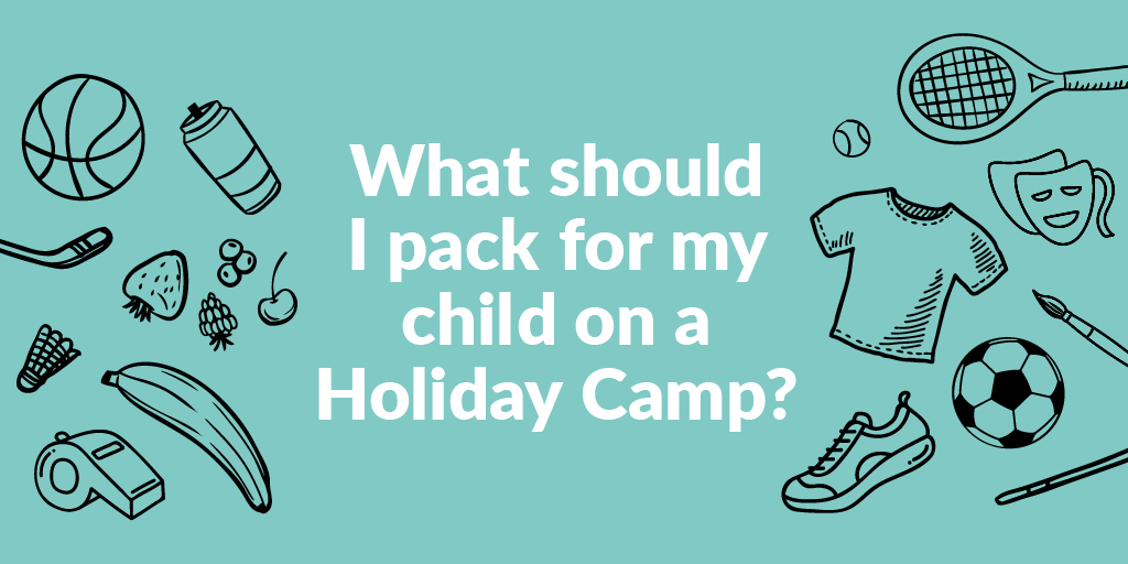PremEdDandW's tweet photo. Q: What should I pack for my child on a Holiday Camp? 

A: A PE kit is ideal, including trainers and shin pads for some sports. A healthy lunchbox with fruit and water for fuel and hydration. 
High factor sun-cream when it's sunny. 
Please avoid nuts in case of allergies. https://t.co/rGuNEvyPo8