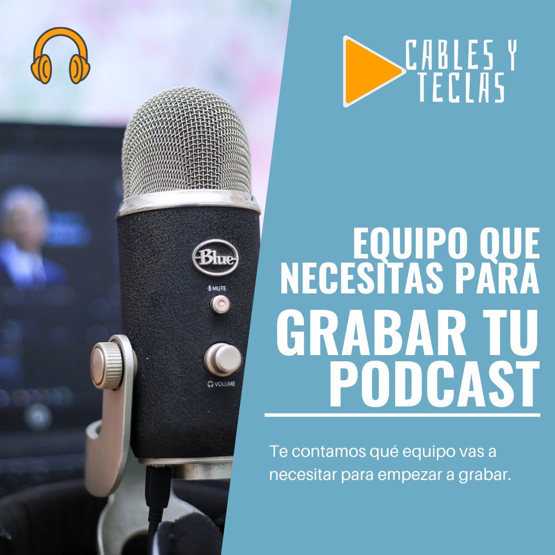 Cablesyteclas's tweet photo. Os hablamos del equipo que necesitas para grabar tu propio podcast: micrófonos, tarjetas de sonido, auriculares, paneles acústicos... todo lo necesario y para todos los presupuestos, incluso desde 0 euros. Sí sí, desde 0.

Escúchalo aquí 👇
https://t.co/WtDLIk1UNe https://t.co/RbVetDd2ZD