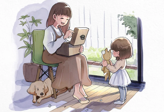 今月はprocreateでいかに水彩ぽく描けるかを試してた月でした
もう少し研究が必要そう
#今月描いた絵を晒そう 