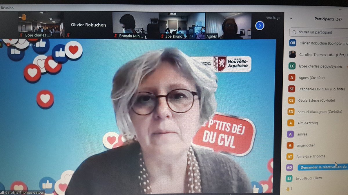 DAVLC_Poitiers's tweet photo. Petits déjeuners de CVL Parlons en : comment le #CVL peut faire du lycee un lieu de vie ?
Conférence de Agnès Bertrand chef d'établissements @AcAixMarseille et Stéphanie Favreau CPE @AcBordeaux. Beaux exemples de #democratiescolaire  #responsabilité #engagement https://t.co/V3qvTozgOM
