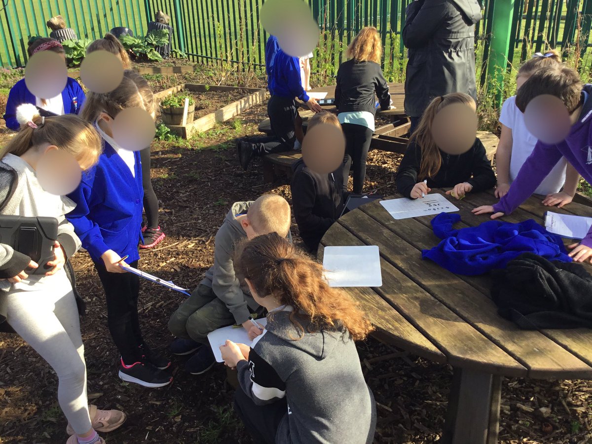 LeysFarm's tweet photo. Class RS have had a wonderful morning in the garden 🪴
An Easter QR code hunt! We solved Maths problems and scanned the matching QR code to reveal a letter , which spelt out an event happening very soon 🐣
#LFJS #computing #maths #outdoorlearning #teamwork #QRcodehunt #easter https://t.co/1Nl9CVLGRo