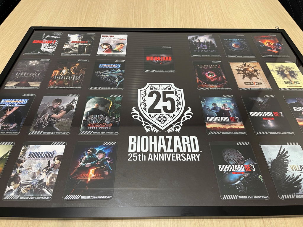バイオハザード カプコン バイオハザード25周年特別企画 Biohazard 25th Anniversary Remind開催中 抽選でプレゼントとなる 歴代パッケージカードコレクション のサンプルが届きました 抽選で25名の方に当たりますので 引き続きのご応募お待ちして