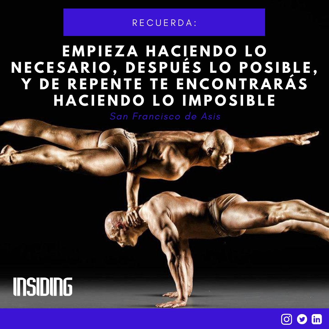 Insiding_Es's tweet photo. Podemos elegir hoy estar #felices con lo que somos, con lo que tenemos, o vivir amargados por lo que no tenemos o no podemos ser?

#Conócete, #acéptate y #supérate https://t.co/D2PzL1eMAC