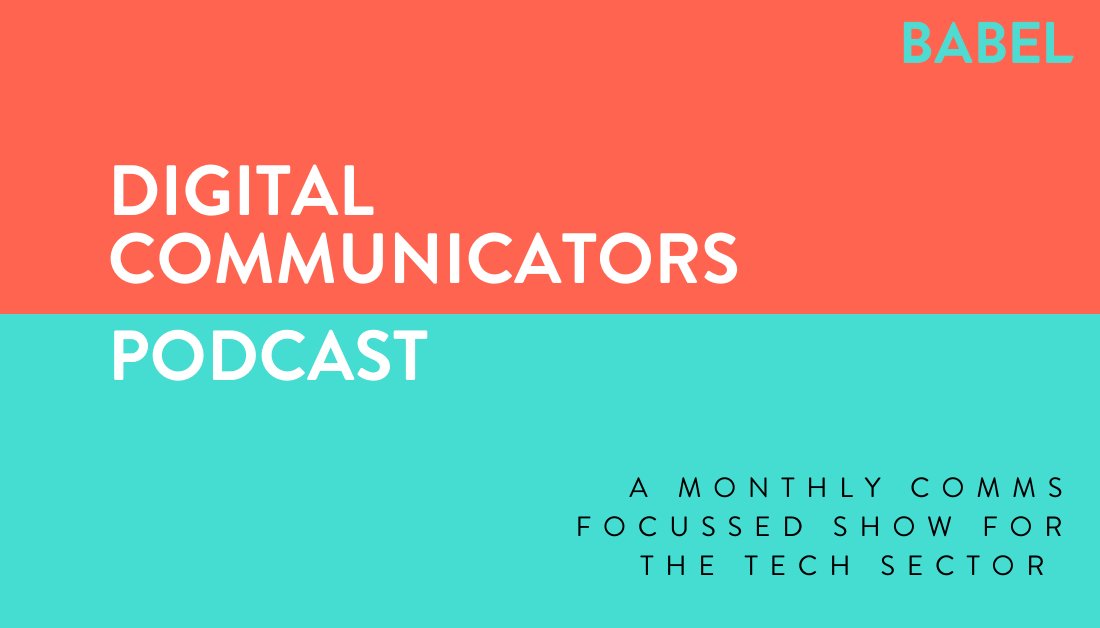 BabelPR's tweet photo. We've launched episode #2 of the #DigitalCommunicators #podcast. @simoncoughlin & @SusW join @danparris1 to discuss how to create a virtual roundtable which will be of interest to the #media. Please leave a rating & subscribe. iTunes: https://t.co/ctItZ8h3i8 (Spotify link below) https://t.co/OsaOz2qzgv
