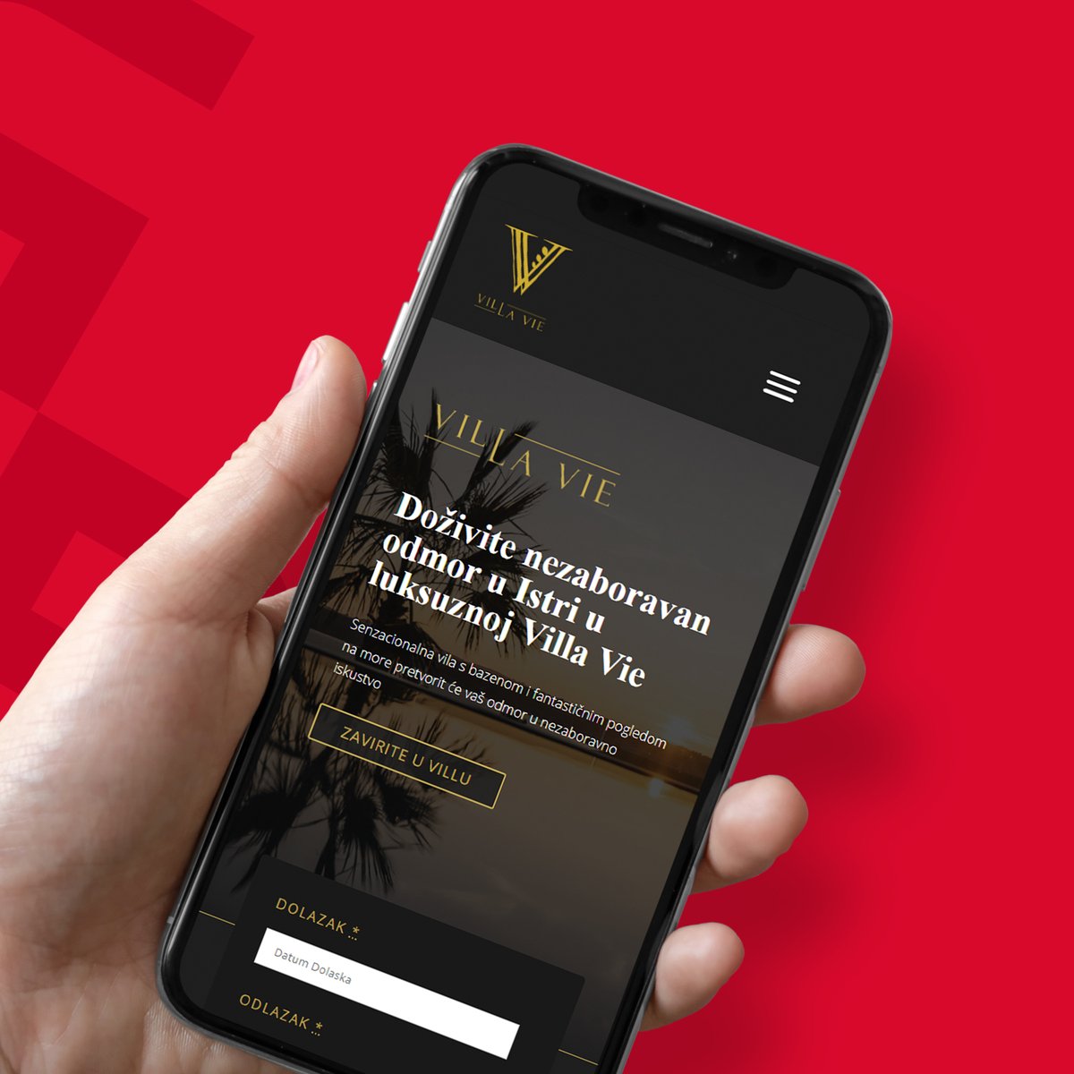 _RedBrick_'s tweet photo. One of our latest web design projects for luxurious Villa Vie in Croatia. 🎈🎈 https://t.co/ZGVCNCyyOz