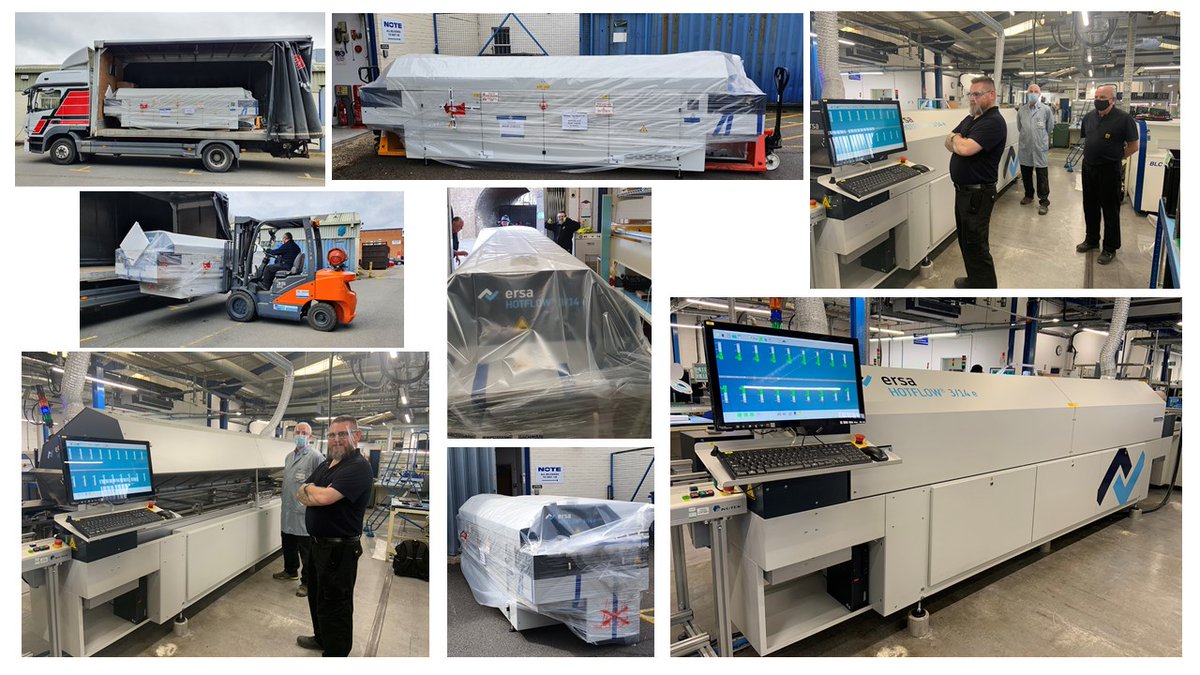 Speedboard83's tweet photo. NOTE Windsor continues to invest in new machinery and have just taken delivery of a new Ersa Hotflow 3/14e Convection Reflow Oven.

Read more: https://t.co/Nncr5EHocD

#manufacturing #investment #production #technology #electronicsmanufacturing #quality #engineering #machine https://t.co/xr3a6dbbrv