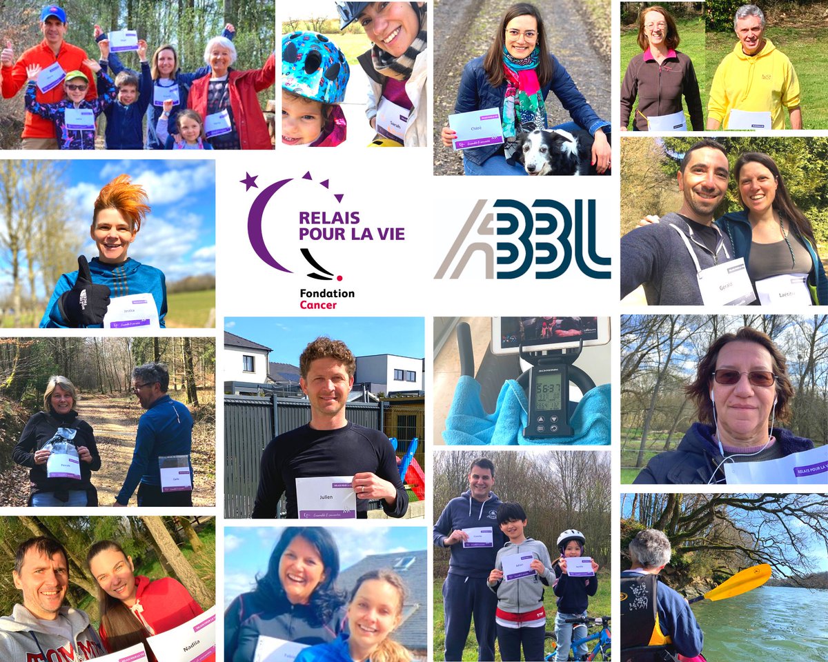 #Relais2021Lux Running, walking, pedaling ... and even kayaking! 🏃 🚴 🚣🏼‍♀️ The ABBL supported the Cancer Foundation by participating in the Relais pour la Vie 2021, in collaboration with the #UELetsesmembres team. 💪 Thank you to everyone who supported us!➡️monespace.relaispourlavie.lu/trophees/2021/…