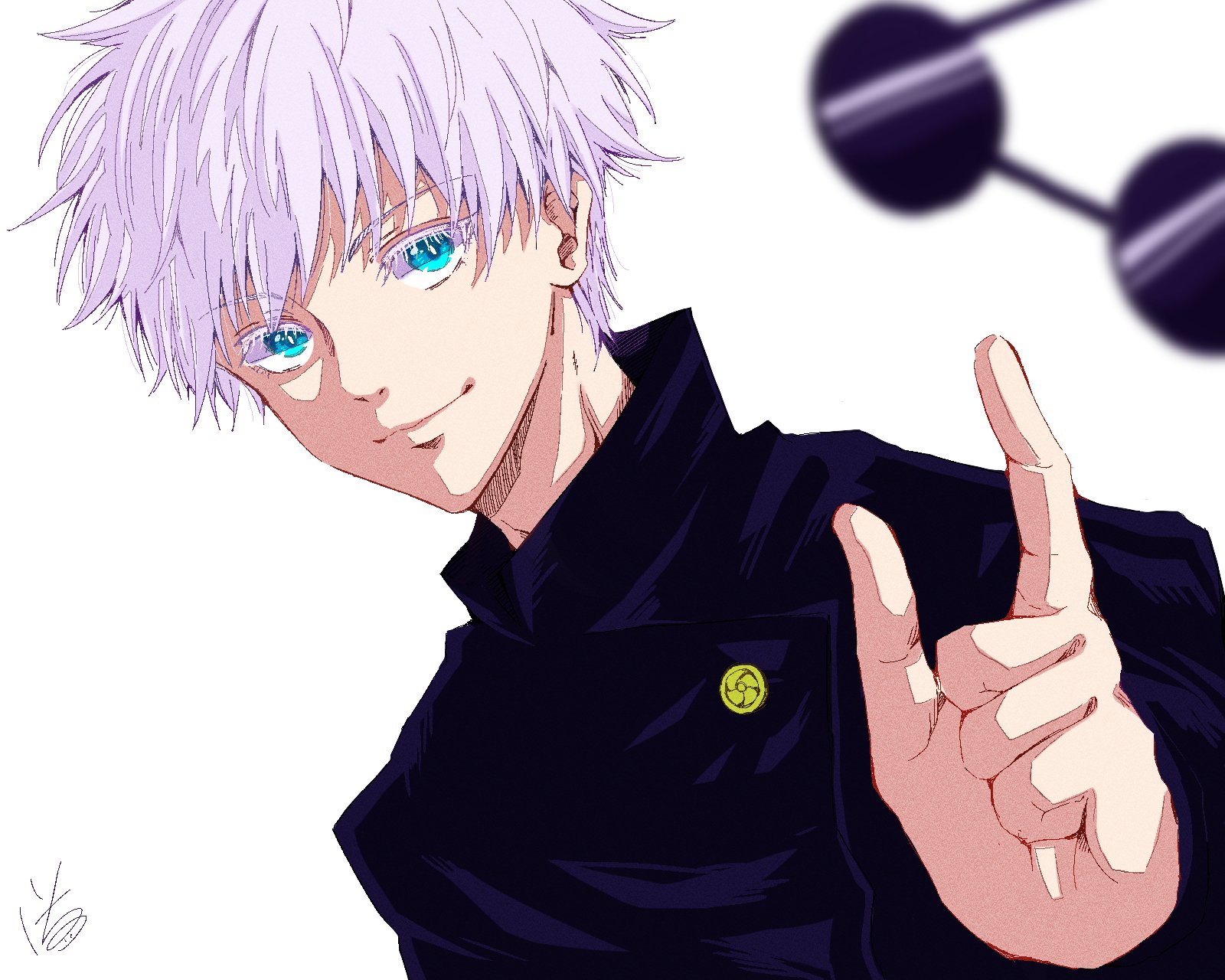 いちはつ 社畜極めます 学生時代もええね 呪術廻戦 五条悟イラスト T Co Nsyvkmrfyg Twitter