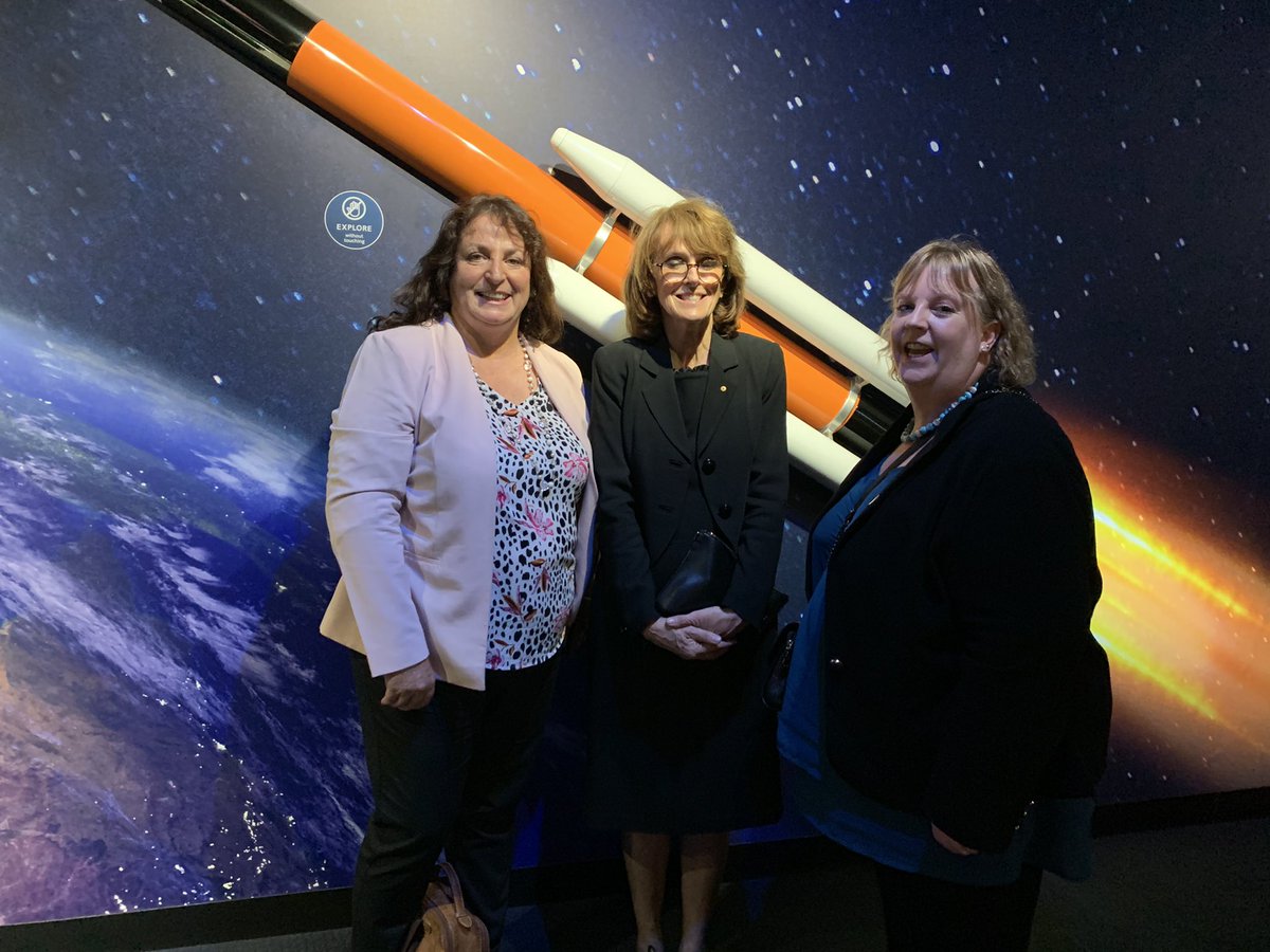 ScienceChiefAu's tweet image. Dr Foley in #Adelaide at preview of @AusSpaceAgency #Space Discovery Centre, a collaboration with @questacon. Such a wonderful resource for the community.