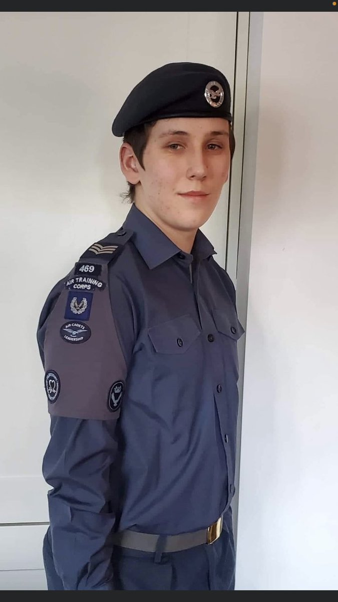 Congratulations to Josh Carmichael  on his promotion to cadet sergeant. Well done young man. OC 469 Lowestoft squadron. #whatwedo #Aircadets
