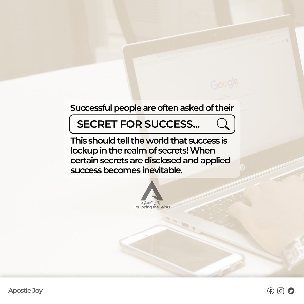 JoyMuseba's tweet photo. #secretsforsuccess https://t.co/fh0wz3VCpQ