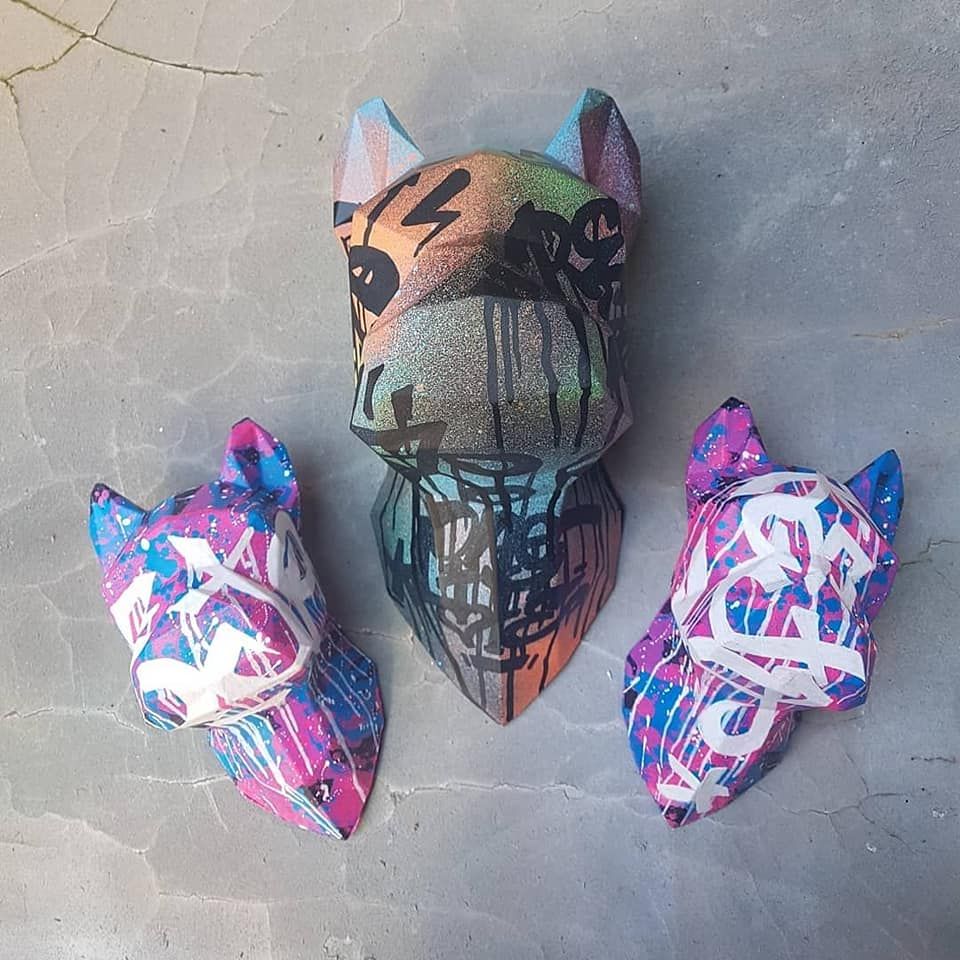 PhoenixEffectFX's tweet photo. New Paco résine 20cm et 30cm😁 Peinture by Kejo 
😉🧟‍♂️Bientôt disponibles sur notre site😱
#lowpoly #bulldog #resinwork #figurecollection #streetartrouen #streetart #popartstyle #resintoy #artoys #zbrush #3dprinting #impression3d #sfxartist  #creaturefx  #rouenart https://t.co/nVHPYtLR0W