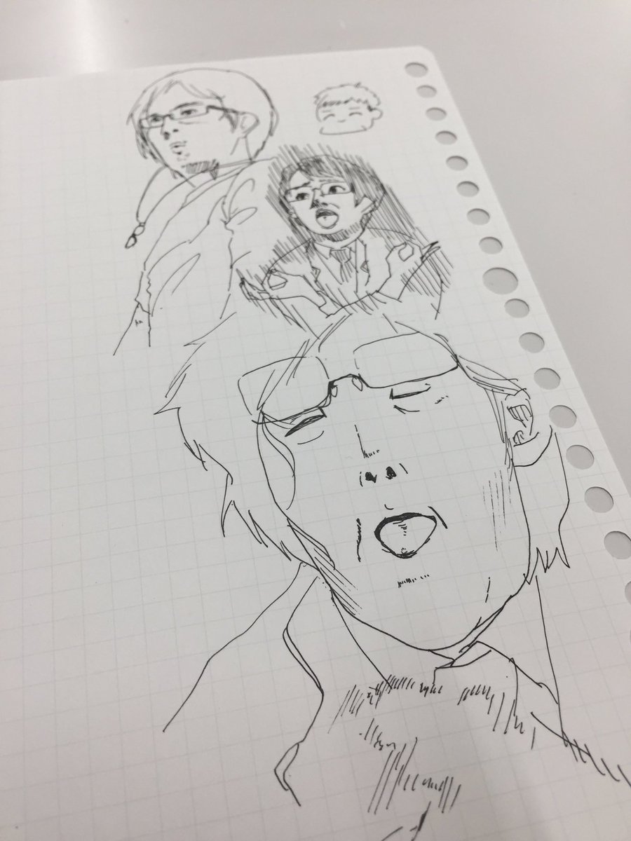 しらいさんを知った頃に描いたしらいさん 