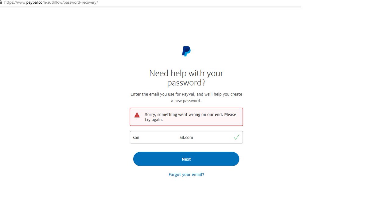 SomsStudio's tweet photo. @PayPalIN Your reset password link does not work. Pls send a reset password link to my email. https://t.co/mrGsYVrJFn