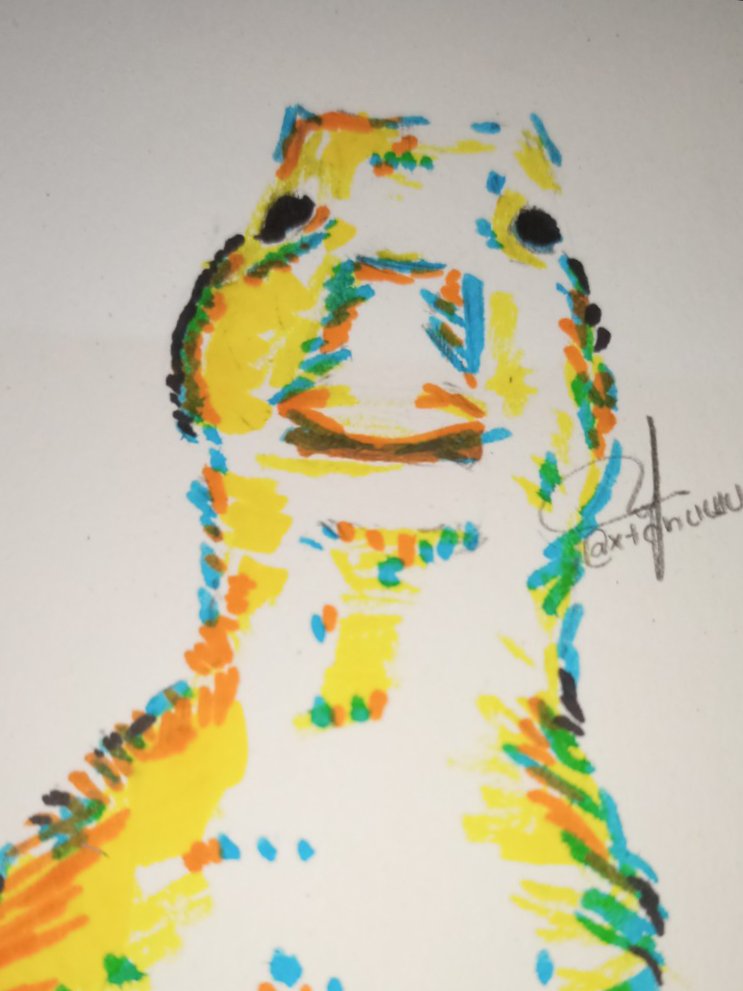 xtahuwu's tweet photo. This duck will give u good luck UwU ;* have a nice day everyone!!!!!!!
#xtah #luckyduck #artph #markers #illustration #art #sketch https://t.co/4RXtcwzWMM