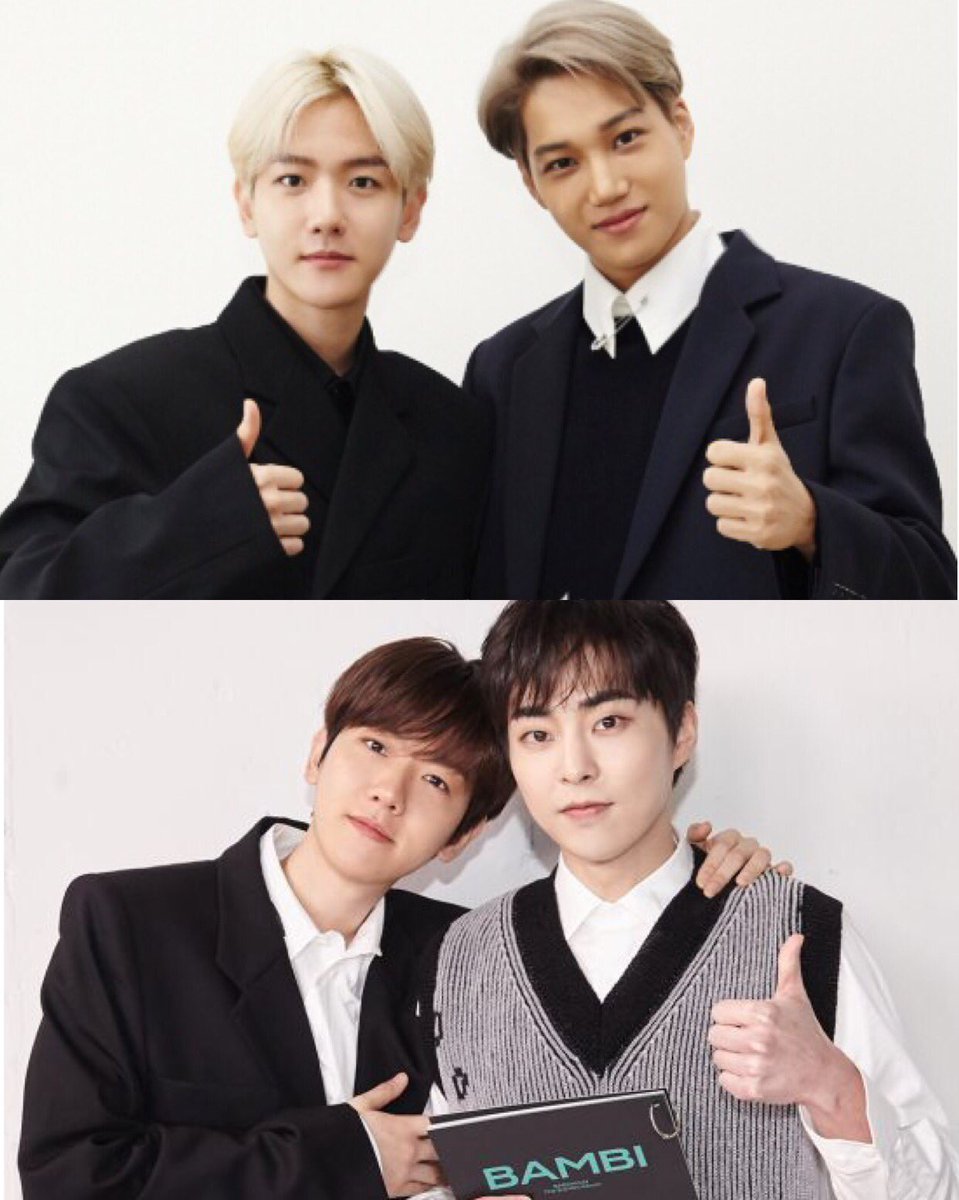xunhuas's tweet photo. 👍🏼 Xiumin as the MC for Chen’s AAAF presscon
👍🏼 Chen as the MC for Baekhyun’s City Lights presscon
👍🏼 Junmyeon as the MC for EXO-SC’s WAL presscon
👍🏼 Sehun as the MC for DMD presscon
👍🏼 Baekhyun as the MC for Kai’s KAI (开) presscon
👍🏼 Xiumin as the MC for BAMBI presscon

#EXO ♡ https://t.co/EpDDYy2jjW