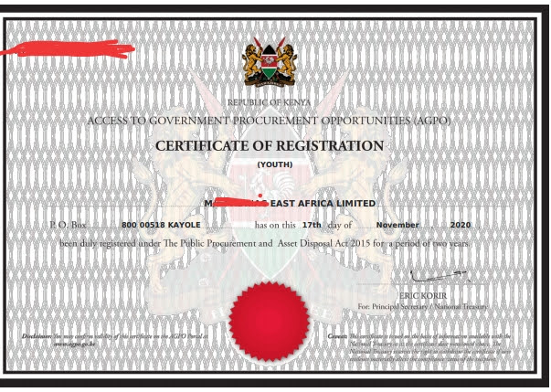 RegistrationKe's tweet photo. Call us today on 0720849431 for the AGPO Certificate.( Women, Youth and PWD)

It takes ONE day!. 
Uhuru Kenyatta Mombasa Kikuyu Obamas https://t.co/SU6BT7u1sj