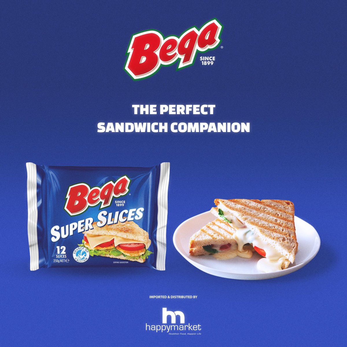 HappymarketMv's tweet photo. Bega Super Slices - The perfect companion for your favorite sandwiches! #bega #slicecheese https://t.co/WijqvZ25AS