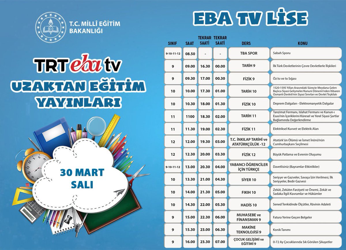 Uzaktan eğitim tüm bileşenleriyle devam ediyor.
<a href="/tcmeb/">Millî Eğitim Bakanlığı</a> <a href="/memleventyazici/">Levent Yazıcı</a>
