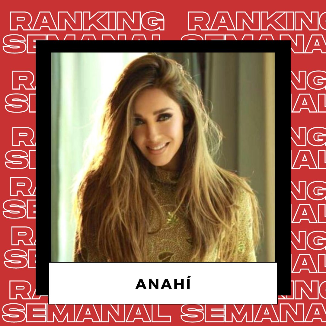 RISemanal's tweet photo. 🏆#RankingIdolsSemanal: 
Vota por @Anahi para que esta semana pueda conseguir el primer puesto de nuestro Ranking. 

📌 Requisito: Para que tu voto sea válido debes seguirnos. 
❌Cierra: Domingo
#ArtistaDelMes @TopTenOfficial https://t.co/5gC7rFs0QZ