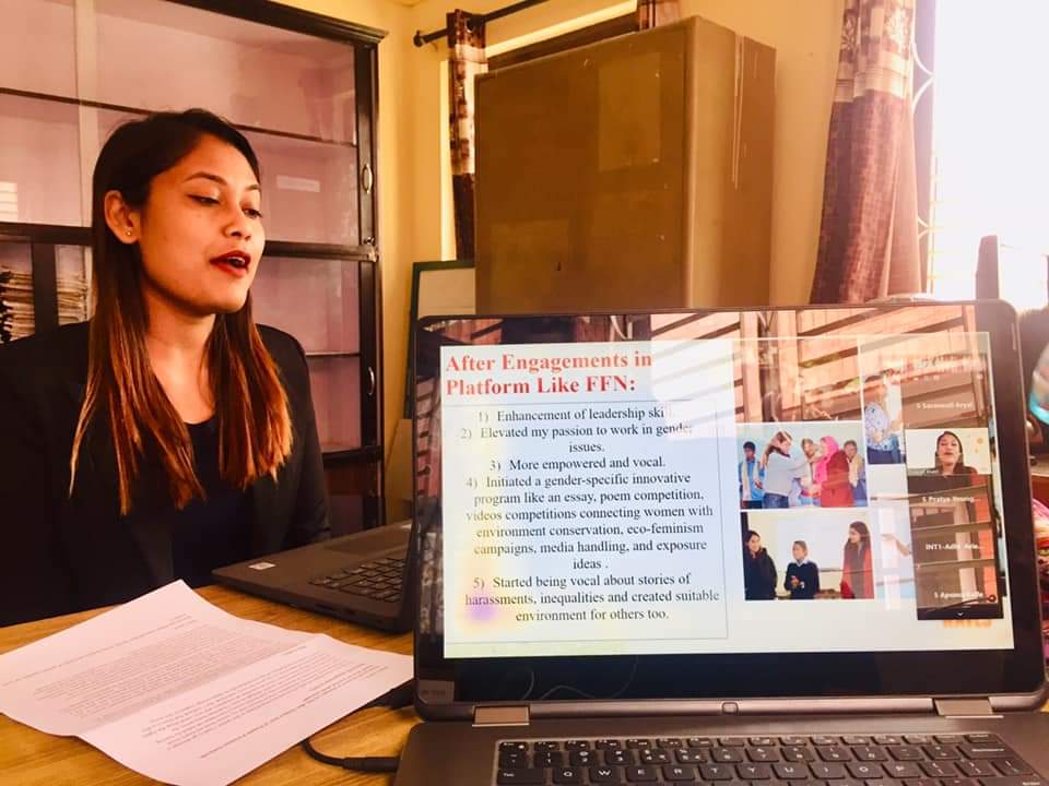 FemaleForesters's tweet photo. Ms. Aarati Khatri presenting on #WAVES4thRegionalWorkshop.
#FFN #FemaleForestersNetwork #Gender #WAVES https://t.co/OTdx0ygFMX