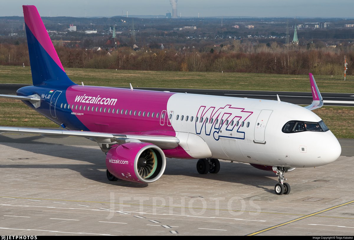 JetPhotos's tweet photo. A Wizz Air A320neo in Dortmund. https://t.co/1Kz7Ynl9yD © Tolga Kabakci https://t.co/qPoYmn9T1r
