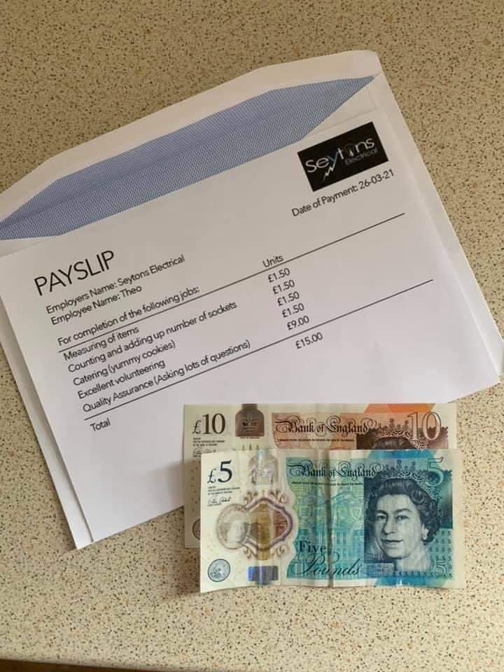 Beautiful Seytons Electrical Hull.

"Possibly the sweetest act of kindness I’ve seen. Family had electricians in and their little boy was obsessed with them. He hounded them with questions, kindness and constant offers to help! The little boy just received this from them" 👏👏👏