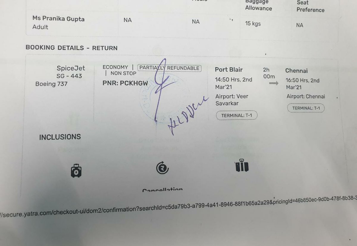 IAmanGupta93's tweet photo. @flyspicejet I have cancelled my booking at airport and now showing no show. I am now denied refund. What kind of behaviour is this. I have stamp and sign by your employee at airport. What else can a customer do. Please help #askspicejet #help https://t.co/3YonYXjoVb