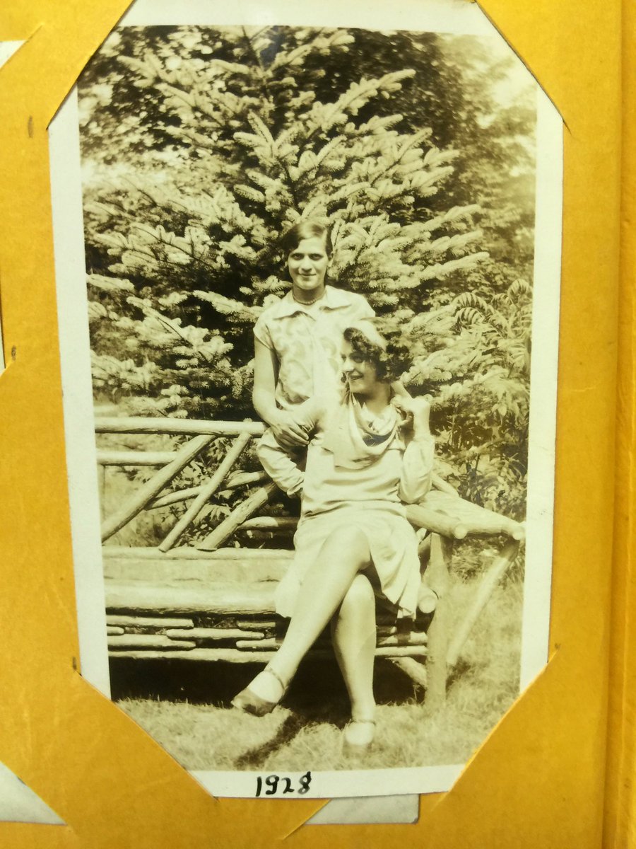 Levine_Michael's tweet photo. @washingtonpost 50 years before Joan E. Biren my Great Aunt Anne Moses documented her life in the Roaring โ20s until the โ90s. Her amazing album is now with the Brooklyn Historical Society #bhs #brooklynhistoricalsociety #hughryan #brooklynhistory #annemoses #LGBQTIA My Aunt was an Iconoclast https://t.co/hP7Asx29BF