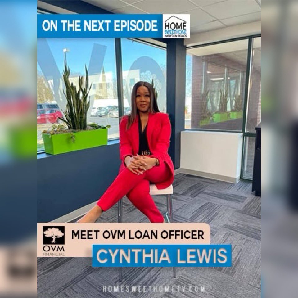 HSHHRtv's tweet photo. 🔥Meet @OVMFinancial Loan Officer CYNTHIA LEWIS! On the next episode of Home Sweet Home Hampton Roads! https://t.co/IaBBvssW1k