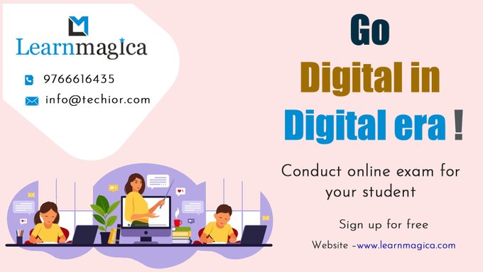 TechiorSolution's tweet image. Go digital in digital era !
Conduct online exam for your student
Sign up for free
Website –learnmagica.com
Contact no- 9766616435

#onlineexam #onlineexaminationsoftware #onlinetest #onlinetestplatfom