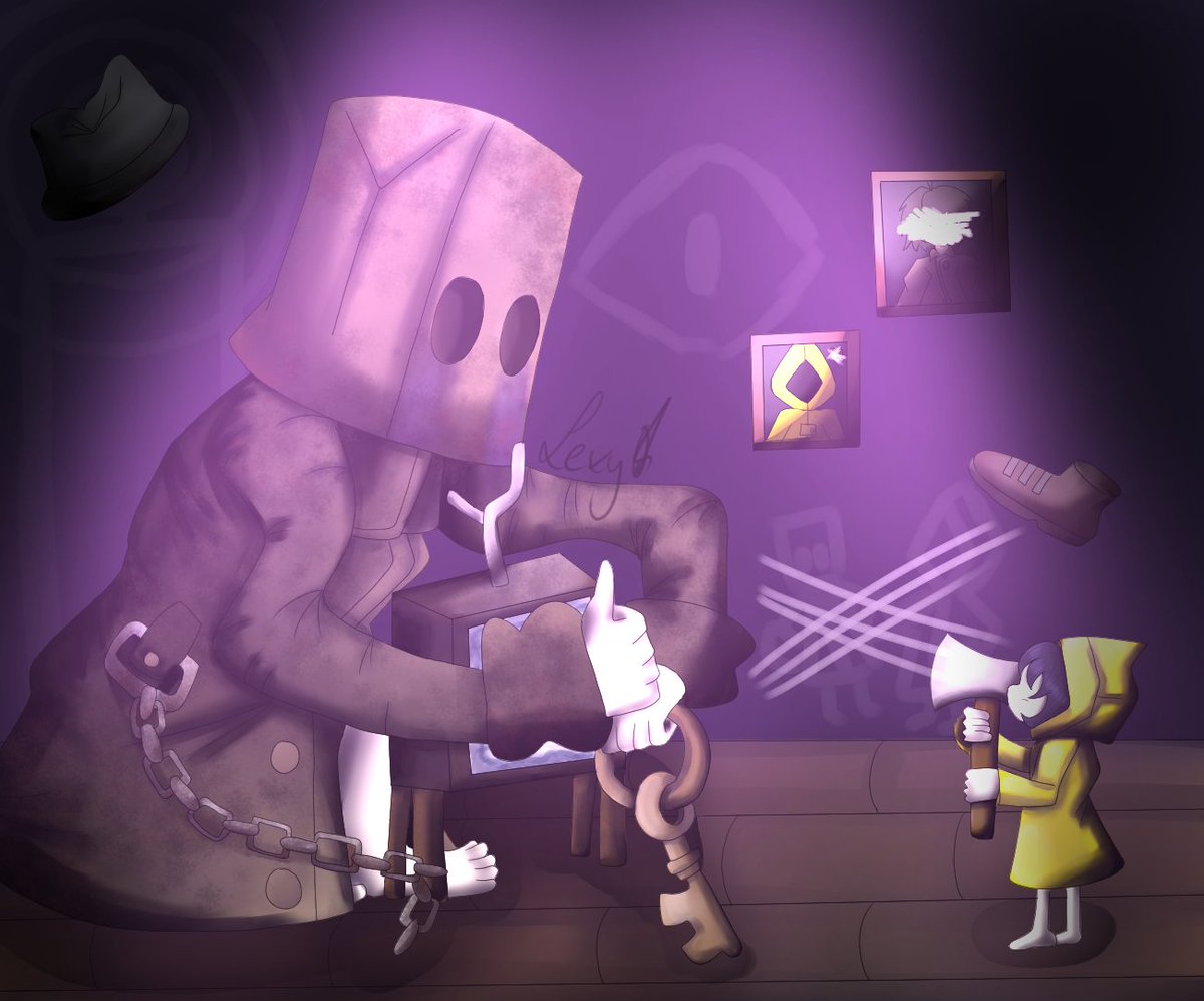 Fan_Art_Lexy's tweet photo. und Monster Mono, habe mal überlegt was gut passt und ja, bin zufrieden mit dem Endergebnis ^^ #LittleNightmares2fanart #littlenightmaresfanart #monstermono #six #fanart https://t.co/mCJpbGlcWB