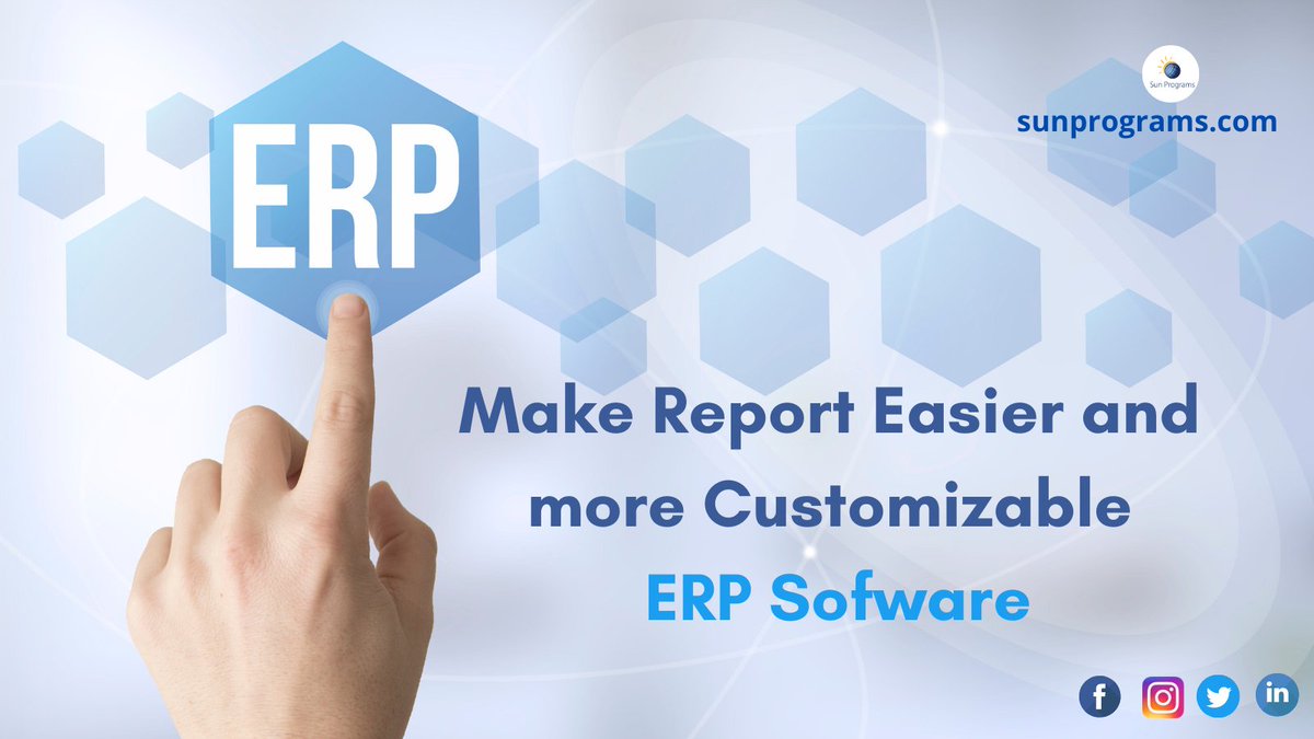 sunprograms's tweet photo. Sun Programs is a leading ERP development company. Combine your crucial business processes effectively with our ERP integration and custom software.
#ERP #ERPSoftware #cloudERP #CustomizableSoftware #digitalmarketing #mobileappdevelopment #softwaredevelopment #webdevelopment https://t.co/AfY5yF3E1G
