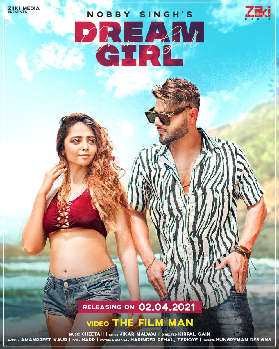 inobbysingh's tweet photo. Introducing you all to my latest upcoming love proposal song of the year #DreamGirl ft. @amanpreetkaurrr 😍

Song releasing on 2nd April #StayTuned

#nobby #nobbysingh #newsong #punjabisongs #lovesong #latestpunjabisongs #punjabisingers #punjabi https://t.co/DJCvn4j2kL
