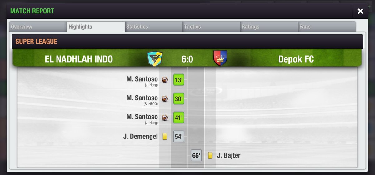 ElNadhlah's tweet photo. "Debut yang mantap dari Santoso... Saya berharap dengan adanya Talenta muda seperti Santoso Squad_El bisa lebih baik dan berhenti dari puasa gelar" Mas Fee (Manager)

#Squad_El
#TopElevenIndo https://t.co/vi7KtJ2499
