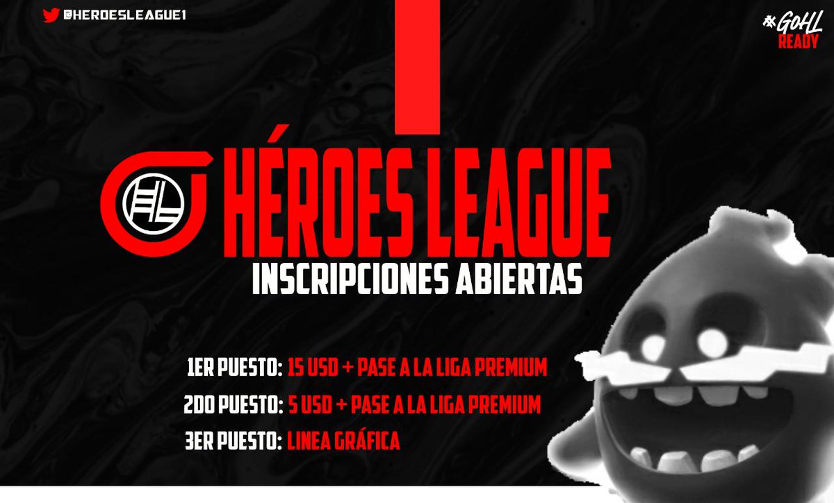HÉROES LEAGUE • E-SPORTS (@heroesleague1) on Twitter photo ⚡HÉROES LEAGUE⚡
🛡️128 Cupos
✅ Diseños , casters y árbitros
Requisitos :
🔹Seguirnos
🔹Seguir a : <a href="/heroes_latam/">Latam Héroes</a>
🔹Seguir a : <a href="/luisramle/">LH ⚡THE PUNISHER⚡</a>
🔹Seguir a : <a href="/15lDiego/">JDLevi</a>
🔹Seguir a : @Alucard_3107
🔹Seguir a : <a href="/Capi_Alondra/">Alondra ❄️</a>
🔹Etiquetar a 5 equipos y pedir 8rts
🔹Dar ♥️ y 🔄 ⚡HÉROES LEAGUE⚡
🛡️128 Cupos
✅ Diseños , casters y árbitros
Requisitos :
🔹Seguirnos
🔹Seguir a : <a href="/heroes_latam/">Latam Héroes</a>
🔹Seguir a : <a href="/luisramle/">LH ⚡THE PUNISHER⚡</a>
🔹Seguir a : <a href="/15lDiego/">JDLevi</a>
🔹Seguir a : @Alucard_3107
🔹Seguir a : <a href="/Capi_Alondra/">Alondra ❄️</a>
🔹Etiquetar a 5 equipos y pedir 8rts
🔹Dar ♥️ y 🔄