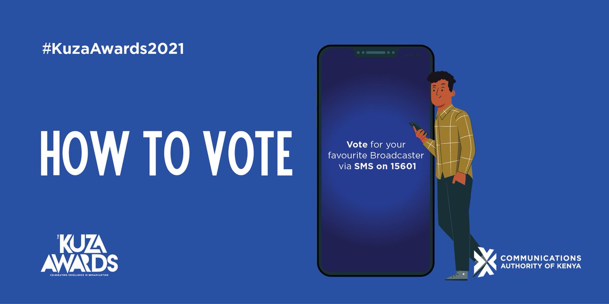 KelvinKyp_'s tweet photo. Broadcasters in Kenya must always play the role of informing ,educating and entertaining 🇰🇪  Time to vote 🗳 Sms the word  KUZA to 15601 #CABroadcastProgrammingCode https://t.co/k6QwtSIdZx
