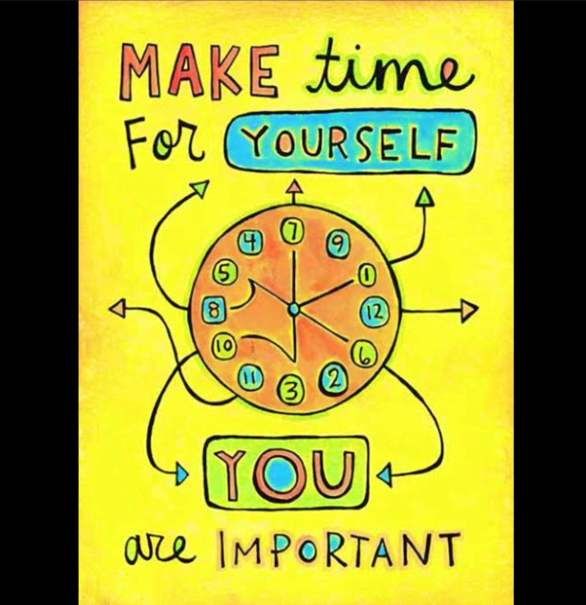 Jessaycah1's tweet photo. Friendly reminder‼️Remember to look after yourself and make time for self care because YOU are important too!😊#acuedu_p #selfcare https://t.co/IPyybXzAVr