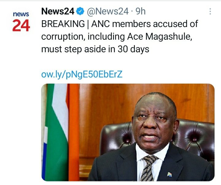 Maikojai's tweet photo. It's definitively cold outside the ANC
After numerous veiled threats this mayor continues to work under a president that removed his corrupt mate.
#RemoveAceMagashule https://t.co/JpZmOv8nNo