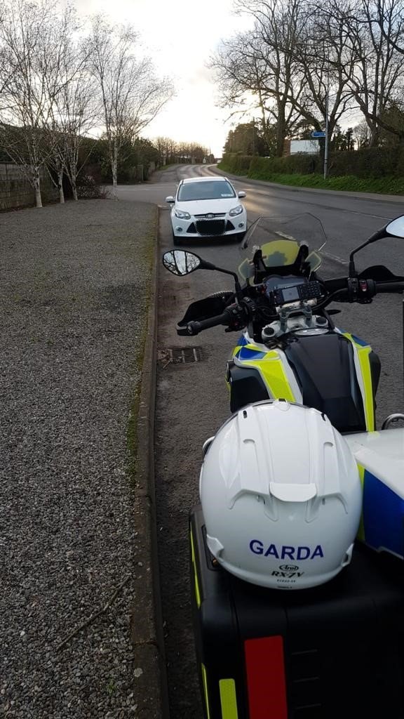 GardaTraffic's tweet photo. Gardaí stopped this driver after they were discovered to be speeding in a built up area. A check on our mobility app indicated that the driver was an unaccompanied learner. Vehicle impounded and an FCPN issued. https://t.co/XIaM16yptR