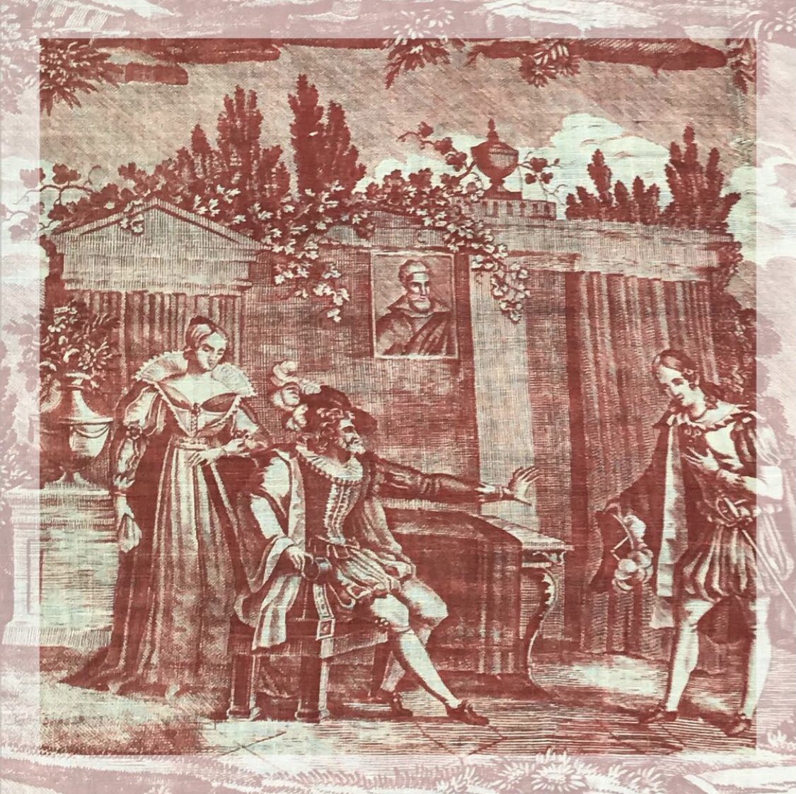 sanchezdiaz_c's tweet photo. Will the #Bridgerton make the 18th-century Toile de Jouy print fashionable again? #toiledejouy #fashion #artdeco #heritage #textiles #documentalist #Andorra https://t.co/39FwHI6BMv