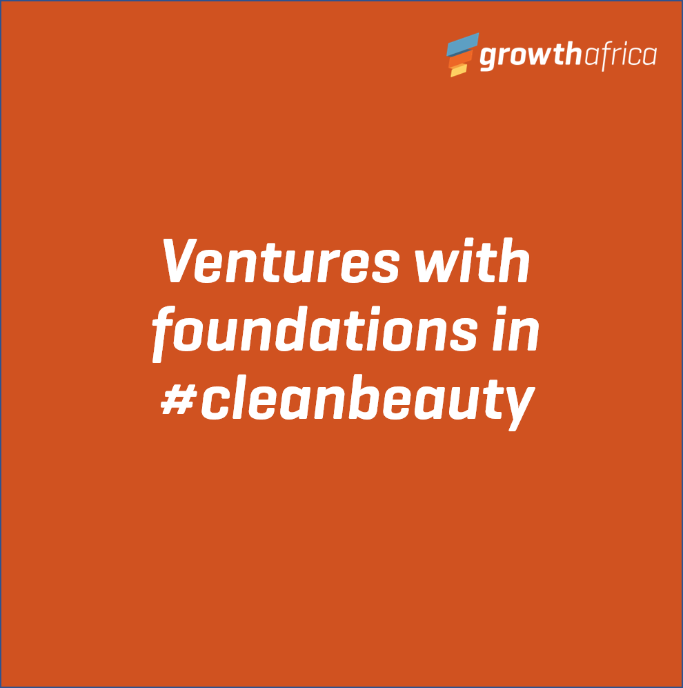 GrowthAfrica's tweet photo. VENTURES WITH FOUNDATIONS IN CLEAN BEAUTY 🌿
🤩Here are three #EastAfrican alumni ventures with products with foundations in #cleanbeauty:
🍃@BukeBrands
��#Sheacare Naturals
🦟@Uganics Repellents

#WeaccelerateAfrica #Entrepreneur https://t.co/b8TbwRKRck