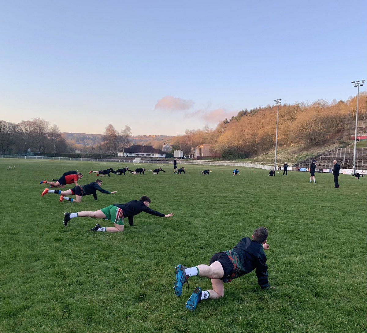 dantaylaw's tweet photo. A small taste of ‘normality’. @ebbwyouth back in training at long last. https://t.co/QgIRfidUgf