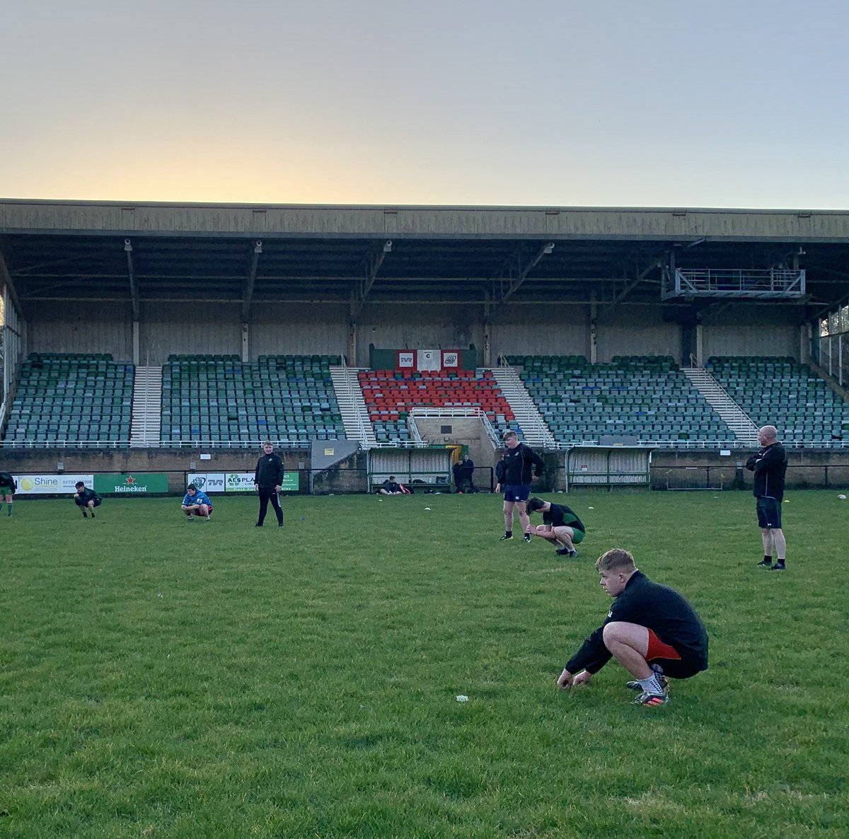 dantaylaw's tweet photo. A small taste of ‘normality’. @ebbwyouth back in training at long last. https://t.co/QgIRfidUgf