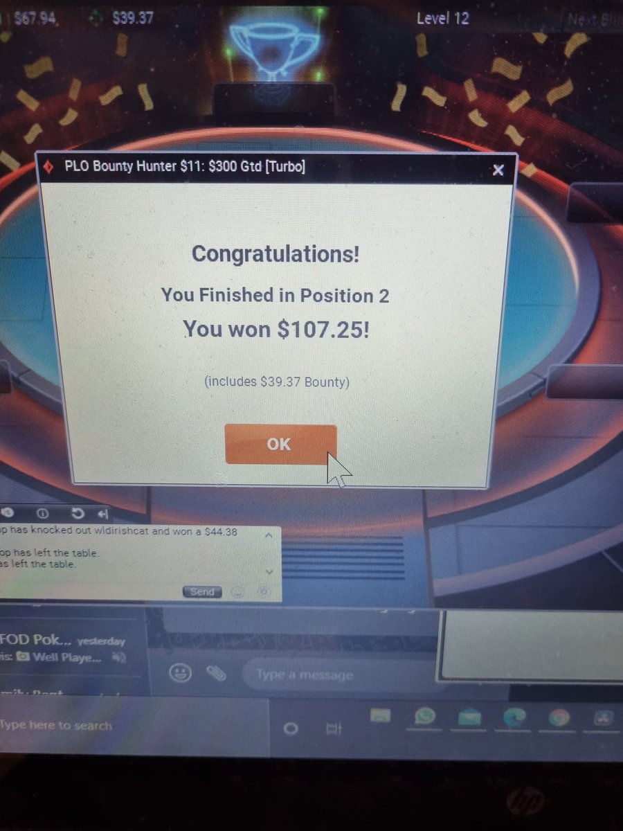 wildirishcat's tweet photo. Little early pko we love the little ones just as much #wildcatpoker #inthehunt #4cards #scalpHuntung https://t.co/ojGVMdU6v2