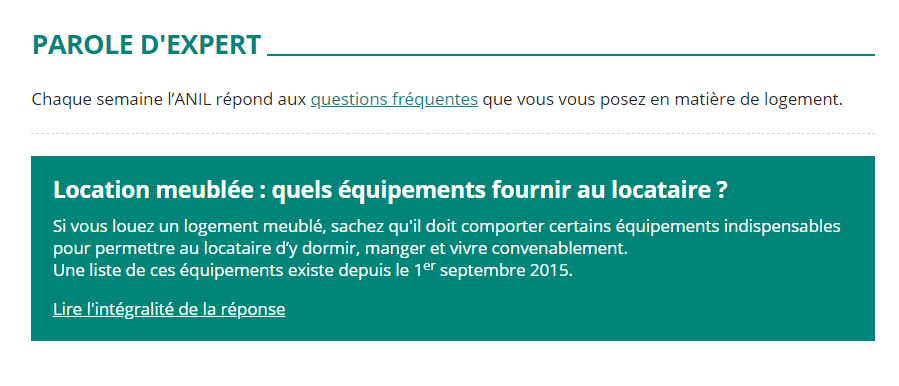 Anil_Officiel's tweet photo. [PAROLE D'#EXPERT] - #Location meublée : quels équipements fournir au locataire ?
➕ d'infos dans la parole d'expert https://t.co/g35wP9rjGf
➡️ Le réseau #AnilAdil est là pour vous informer https://t.co/fAWGEkaO8A - ☎️ 0806 704 604 https://t.co/umKfkVpaYp