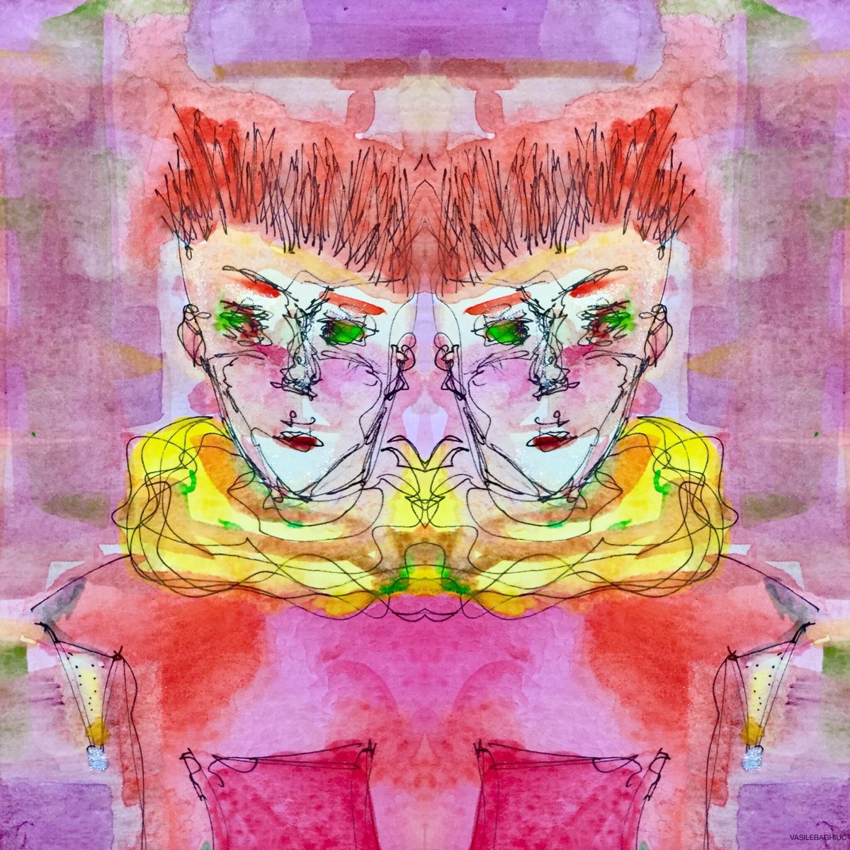 VBaghiuc's tweet photo. The mirrored brother. https://t.co/tGq7x71KCi #easter #creatures #365days #abstract #intimesofsearching #watercolor #abstractwatercolor #portrait #mirroring #printsandpatterns #print #printsforsale #wallpaper #wallpaperdecor #textiledesign #silkprint #finnmark #norway 🏳️‍🌈 #norge https://t.co/DzQ6KCyPNI
