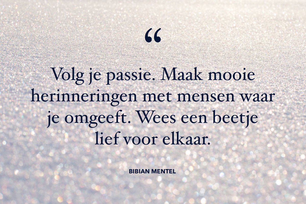 Wijze woorden van een mooie ziel <a href="/BibianMentel/">Bibian Mentel</a>
