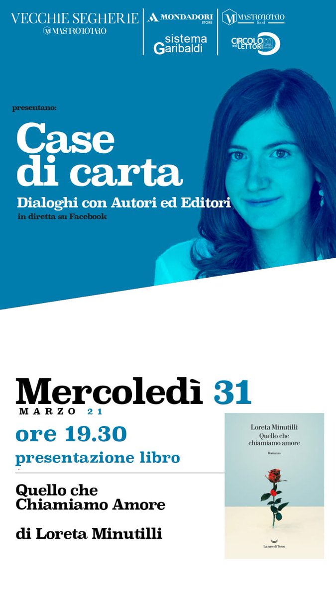 GiCivi's tweet photo. “Tutte le storie sono storie d’amore.
La mia non fa eccezione.”
@LoretaMinutilli presenta #Quellochechiamiamoamore alle @vecchiesegherie con #EricaMou @lanavediteseoed @Rifug_Ircocervo https://t.co/CjyQlpFEqE