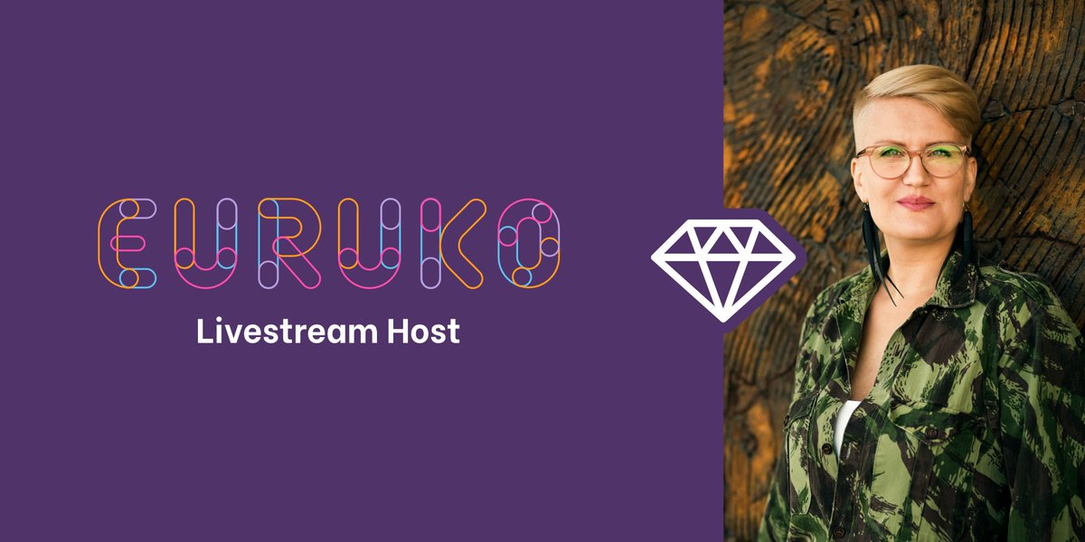 euruko's tweet photo. We're excited to announce that @miljakopsi will be MC'ing the Euruko 2021 livestream! https://t.co/MScgQsjuER